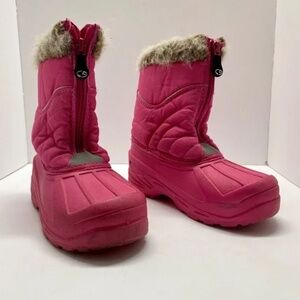 Champion C9 Winter Snow Boots Weather Resistant Pink Size 1